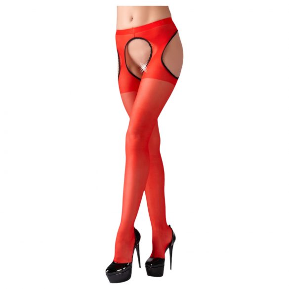 Cottelli - Bas Résille Sexy (Rouge) - L/XL