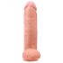 King Cock 12 grote dildo met ballen (30 cm) - natuurlijk