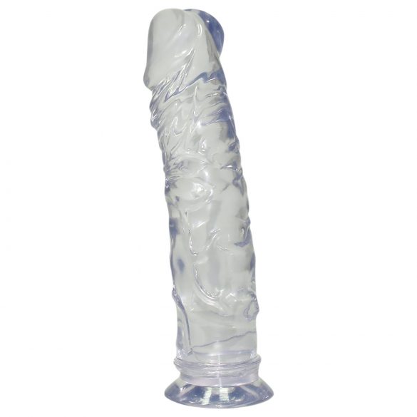 Dildo Éclatant Transparent - Taille Moyenne