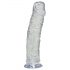 Dildo Éclatant Transparent - Taille Moyenne