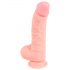 Medische siliconen dildo (20cm) - natuur