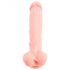 Medische siliconen dildo (24cm) - naturel