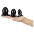 You2Toys - Stretching Plug Kit - anale plug set - 3 stuks (zwart)