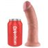 King Cock 8 dildo (20 cm) - natuur