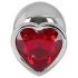 You2Toys - Diamond - 85g aluminium anaal plug (zilver-rood)