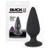 Black Velvet Heavy - 75g anale plug (zwart)