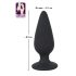 Black Velvet Heavy - 75g anale plug (zwart)