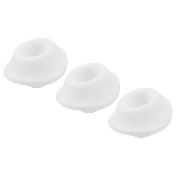 Ensemble Womanizer Premium S - cloches d'aspiration de rechange blanc (3 pcs)