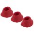 Womanizer Premium M - vervangende zuigkap set - rood (3 stuks)