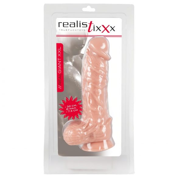 Realistixxx Géant XXL - Dildo naturel ultra-réaliste (32cm)