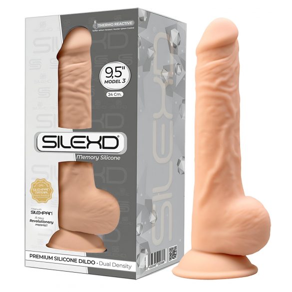 Silexd 9,5 - Gode Ventouse 24cm (Naturel)