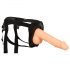 Erectie-Assistent - holle strap-on dildo (natuurlijk)