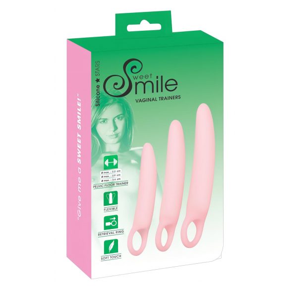 SMILE - Vaginale Trainers - dildo set - roze (3-delig)