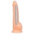 Naked Addiction 8 - zuignap-basis, levensechte dildo (20 cm)