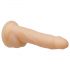 Naked Addiction 8 - zuignap-basis, levensechte dildo (20 cm)