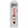 King Cock 7 Stiffy - waterdichte, levensechte vibrator (18 cm) - natuurkleurig