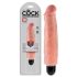 King Cock 7 Stiffy - waterdichte, levensechte vibrator (18 cm) - natuurkleurig