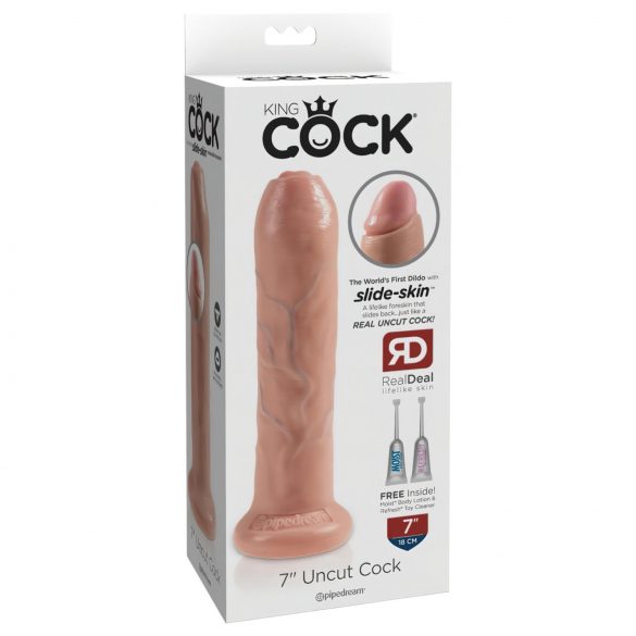 King Cock 7 - levensechte dildo (18cm) - naturel