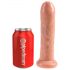 King Cock 7 - levensechte dildo (18cm) - naturel