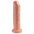 King Cock 7 - levensechte dildo (18cm) - naturel