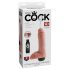 King Cock 8 - realistische spuitende dildo (20cm) - natuurlijk