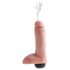 King Cock 8 - realistische spuitende dildo (20cm) - natuurlijk