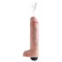 King Cock 10 - levensechte ejaculatie dildo (25cm) - natuur