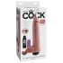 King Cock 11 - levensechte spuit dildo (28cm) - natuur