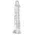 King Cock Clear 8 - zuignap, grote dildo (20cm)