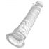 King Cock Clear 8 - zuignap, grote dildo (20cm)