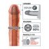 X-TENSION Mega 2 - realistische penismantel (20,3 cm) - naturel