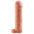 X-TENSION Perfect 1 - penis sleeve met herbruikbare penisring (17,7 cm) - naturel