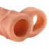 X-TENSION Perfect 1 - penis sleeve met herbruikbare penisring (17,7 cm) - naturel