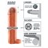 X-TENSION Perfect 1 - penis sleeve met herbruikbare penisring (17,7 cm) - naturel