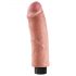 King Cock 8 - buigbare realistische dildo (25cm)