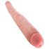 King Cock 16 Tapered - levensechte dubbele dildo (41 cm) - naturel