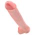 King Cock 15 - zuignap, balzak dildo (38cm) - huidkleurig