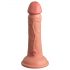 King Cock Elite 6 - realistische dildo met zuignap (15cm) - natural