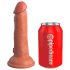 King Cock Elite 15 cm Zuignap Realistische Dildo - Donker