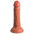 King Cock Elite 15 cm Zuignap Realistische Dildo - Donker