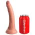 King Cock Elite 7 - zuignap, realistische dildo (18cm) - naturel