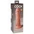 King Cock Elite 8 - zuignap, realistische dildo (20 cm) - natuurlijk