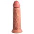 Koning Cock Elite 8 - zuignap, realistische vibrator (20cm) - naturel