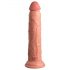 King Cock Elite 9 – zuignap dildo 23 cm – naturel