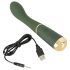 Emerald Love - oplaadbare, waterdichte G-spot vibrator (groen)