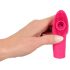 SMILE Licking - luchtdruk- en tongvingervibrator (roze)