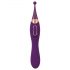 Javida - 2in1 oplaadbare clitorisstimulator en vibrator set (paars)