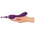 Javida - 2in1 oplaadbare clitorisstimulator en vibrator set (paars)