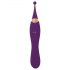 Javida - 2in1 oplaadbare clitorisstimulator en vibrator set (paars)