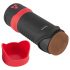 WYNE 04 - Masturbateur vibrant et aspirant sans fil (noir-rouge)